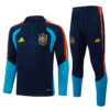 2026-27 2026-27 Spain Half jacket Blue Custom Jersey