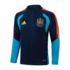 2026-27 2026-27 Spain Half jacket Blue Custom Jersey