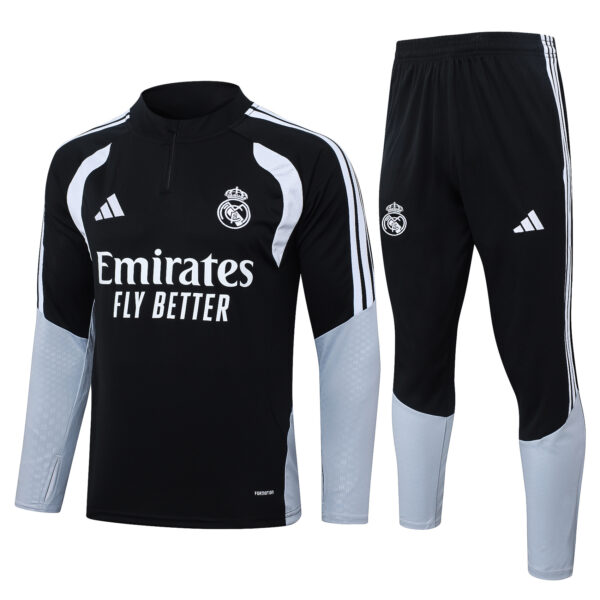 2026-27 Short-sleeved training suit Real Madrid Black